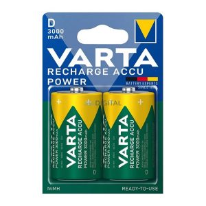 VARTA POWER tartós elem (D/góliát, R20, 1.2V, nikkel-metál-hidrid) 2db/csomag