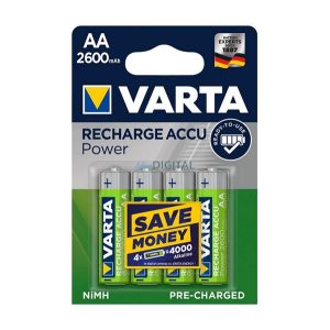 VARTA POWER tartós elem (AA, R6, 1.2V, lítium) 4db/csomag