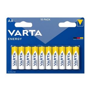 VARTA ENERGY tartós elem (AA, R6, 1.5V, alkáli) 10db/csomag