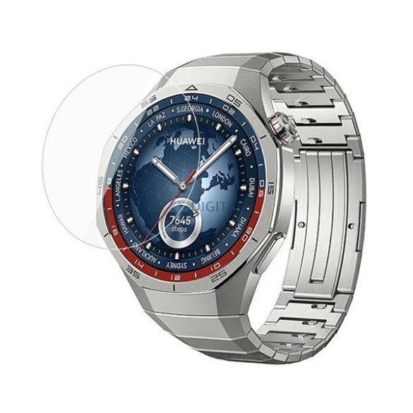 Kijelzővédő üveg (2.5D, 9H) ÁTLÁTSZÓ Huawei Watch GT 5 Pro 42mm