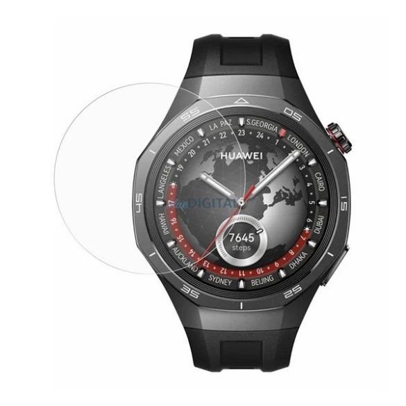 Kijelzővédő üveg (2.5D, 9H) ÁTLÁTSZÓ Huawei Watch GT 5 Pro 46mm