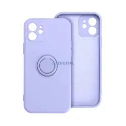   Szilikon telefonvédő (tartógyűrű, mikrofiber plüss belső, mágneses, kameravédő) LILA Xiaomi Redmi 14C 4G
