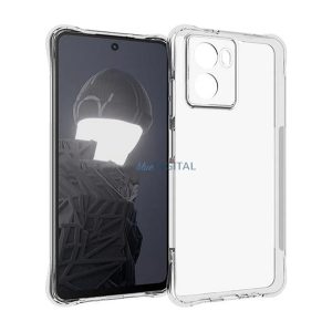 Szilikon telefonvédő (ütésállóság, légpárnás sarok) ÁTLÁTSZÓ HMD Fusion 5G