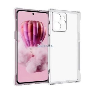 Szilikon telefonvédő (ütésállóság, légpárnás sarok) ÁTLÁTSZÓ HMD Skyline 5G