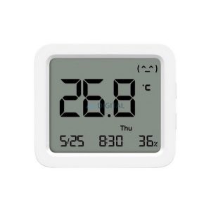 XIAOMI MI Temperature and Humidity Monitor 3 okos hőmérő és páratartalom érzékelő (Bluetooth) FEHÉR