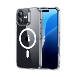   ESR CH HALOLOCK szilikon telefonvédő (ütésállóság, légpárnás sarok, MagSafe) ÁTLÁTSZÓ Apple iPhone 16 Plus 5G