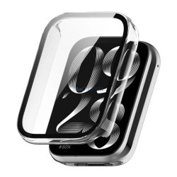   Műanyag keret (BUMPER, ütésállóság + kijelzővédő üveg) ÁTLÁTSZÓ Xiaomi Smart Band 9 Pro