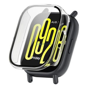 Műanyag keret (BUMPER, ütésállóság + kijelzővédő üveg) ÁTLÁTSZÓ Xiaomi Redmi Watch 5 Active