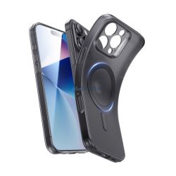   ESR ZERO HALOLOCK szilikon telefonvédő (ütésállóság, légpárnás sarok, MagSafe) FEKETE Apple iPhone 16 Pro