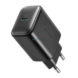   JOYROOM hálózati töltő Type-C aljzat (25W, PD gyorstöltő 3.0) FEKETE