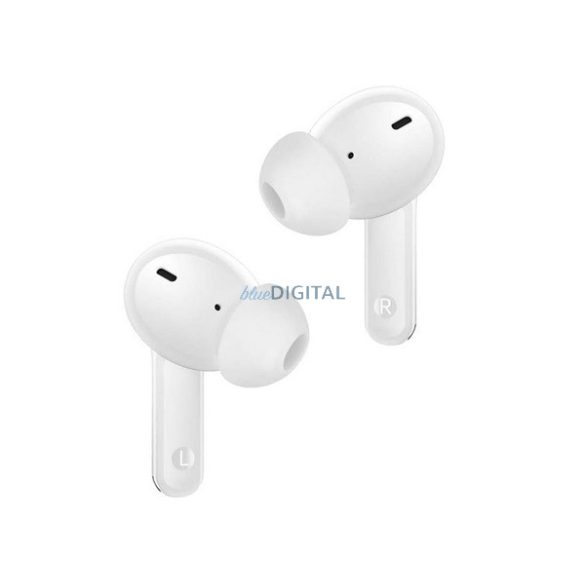 REALME BUDS T110 bluetooth fülhallgató SZTEREO (v5.4, TWS, mikrofon, aktív zajszűrő, IP55 + töltőtok) FEHÉR