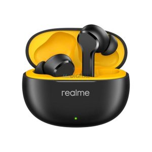 REALME BUDS T110 bluetooth fülhallgató SZTEREO (v5.4, TWS, mikrofon, aktív zajszűrő, IP55 + töltőtok) FEKETE