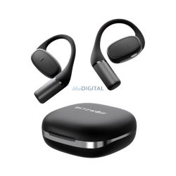   BLITZWOLF BW-V49 bluetooth fülhallgató SZTEREO (v5.3, TWS, zajszűrő, fülre akasztható, mikrofon, IP54 + töltőtok) FEKETE