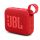 JBL GO4 bluetooth hordozható hangszóró (v5.3, 850mAh belső akku, 4.2W, IP67 vízálló) PIROS