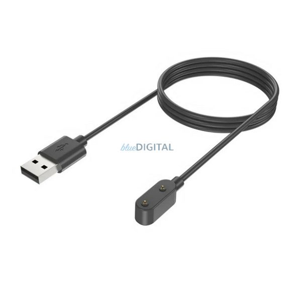 Töltőkábel USB (mágneses, 100cm) FEKETE Honor Choice Haylou Watch