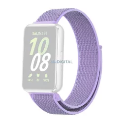  Pótszíj (egyedi méret, nylon, tépőzáras, légáteresztő) LILA Samsung Galaxy Fit 3