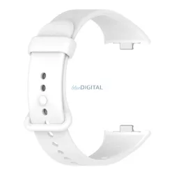  Pótszíj (egyedi méret, szilikon) FEHÉR Xiaomi Smart Band 9 Pro