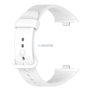 Pótszíj (egyedi méret, szilikon) FEHÉR Xiaomi Smart Band 9 Pro