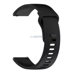   Pótszíj (egyedi méret, szilikon) FEKETE Xiaomi Redmi Watch 5 Lite, Redmi Watch 5 Active