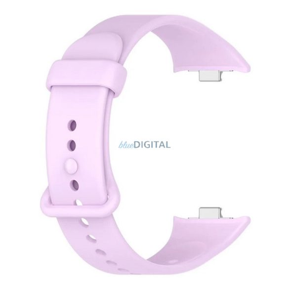 Pótszíj (egyedi méret, szilikon) LILA Xiaomi Smart Band 9 Pro