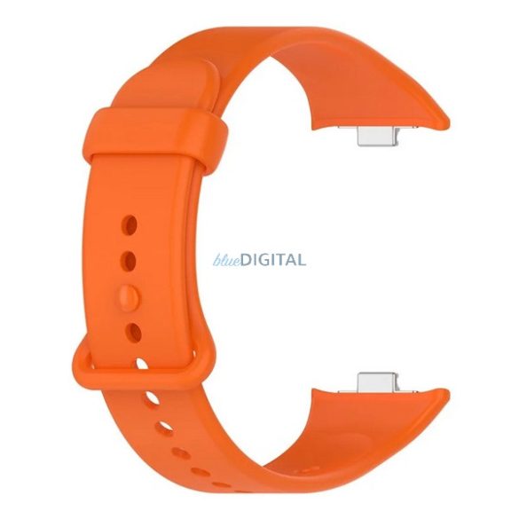 Pótszíj (egyedi méret, szilikon) NARANCSSÁRGA Xiaomi Smart Band 9 Pro