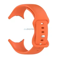   Pótszíj (egyedi méret, szilikon) NARANCSSÁRGA Google Pixel Watch 3 41mm