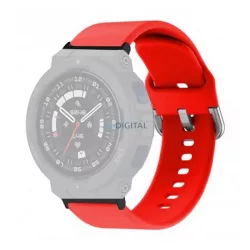   Pótszíj (egyedi méret, szilikon) PIROS Amazfit Active Edge