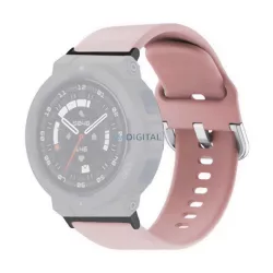   Pótszíj (egyedi méret, szilikon) RÓZSASZÍN Amazfit Active Edge