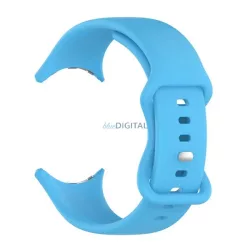   Pótszíj (egyedi méret, szilikon) VILÁGOSKÉK Google Pixel Watch 3 41mm
