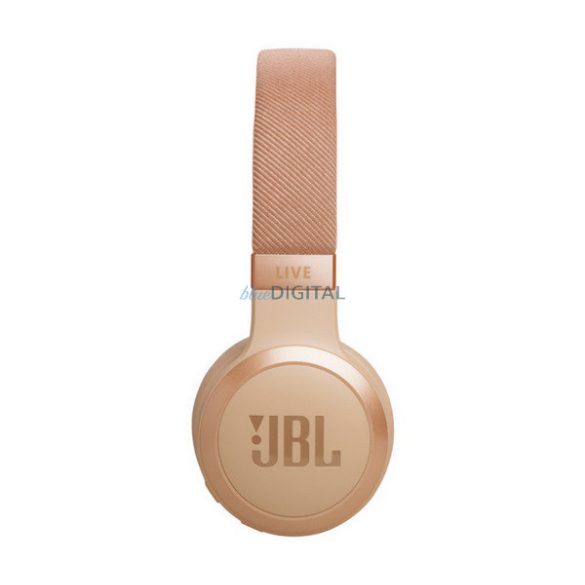 JBL LIVE 670NC bluetooth fejhallgató SZTEREO (v5.3, mikrofon, aktív zajszűrő) HOMOK