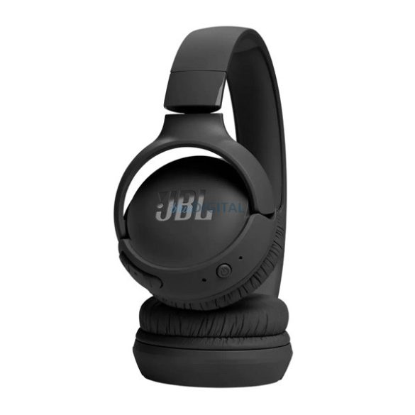 JBL TUNE 525BT bluetooth fejhallgató SZTEREO (v5.3, mikrofon, multipoint, összehajtható) FEKETE