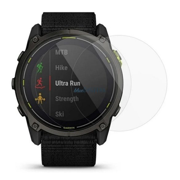 Képernyővédő üveg 2db (2.5D, 9H) ÁTLÁTSZÓ Garmin Enduro 3