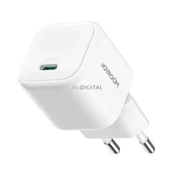  JOYROOM hálózati töltő Type-C aljzat (20W, GaN, PD gyorstöltő 3.0) FEHÉR