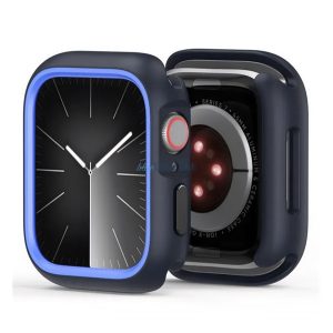 DUX DUCIS BAMO műanyag óra keret (ütésállóság) SÖTÉTKÉK Apple Watch Series 10 42mm
