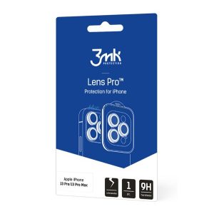 3MK LENS PROTECTION PRO kameravédő üveg (2.5D, 9H + segédkeret) FEKETE Samsung Galaxy S25 Ultra (SM-S938)