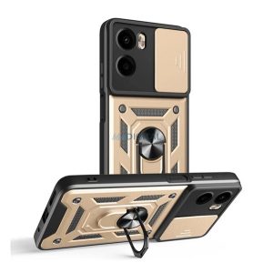 Defender szilikon telefonvédő (ütésállóság, tartógyűrű, kameravédő) ARANY Motorola Moto G05