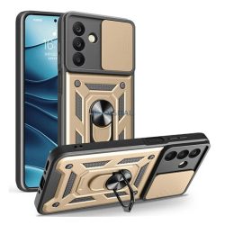   Defender szilikon telefonvédő (ütésállóság, tartógyűrű, kameravédő) ARANY Samsung Galaxy A26 5G (SM-A266)