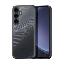   DUX DUCIS AIMO szilikon telefonvédő (ütésállóság, kameravédő, matt, hullám) FEKETE Samsung Galaxy S25 (SM-S931)