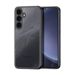   DUX DUCIS AIMO szilikon telefonvédő (ütésállóság, kameravédő, matt, hullám) FEKETE Samsung Galaxy S25 Plus (SM-S936)
