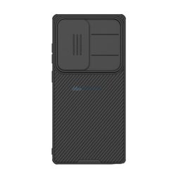   NILLKIN CAMSHIELD PRO MAGNETIC műanyag telefonvédő (ütésállóság, kameravédő, mágneses, csíkos) FEKETE Samsung Galaxy S25 Ultra (SM-S938)