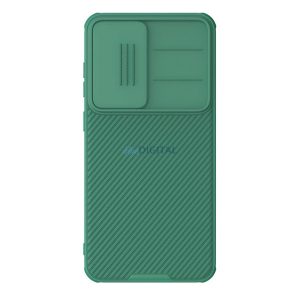 NILLKIN CAMSHIELD PRO szilikon telefonvédő (ütésállóság, kameravédő, csíkos) SÖTÉTZÖLD Samsung Galaxy S25 Plus (SM-S936)