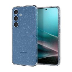   SPIGEN LIQUID CRYSTAL GLITTER szilikon telefonvédő (ütésállóság, légpárnás sarok, csillámporos) ÁTLÁTSZÓ Samsung Galaxy S25 (SM-S931)