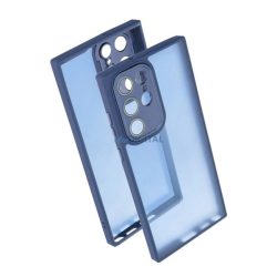   Szilikon telefonvédő (ütésállóság, akril hátlap, kameravédő) SÖTÉTKÉK Samsung Galaxy S25 Ultra (SM-S938)