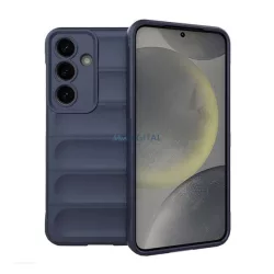   Szilikon telefonvédő (ütésállóság, kameravédő, 3D) SÖTÉTKÉK Samsung Galaxy S25 Plus (SM-S936)