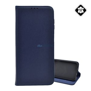 Tok álló, valódi bőr (FLIP, oldalra nyíló, asztali tartó) SÖTÉTKÉK Samsung Galaxy A26 5G (SM-A266)