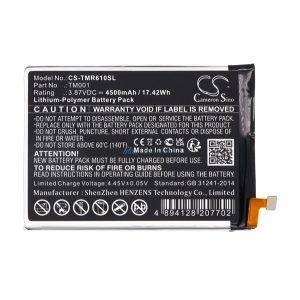 CAMERON SINO Li-Polymer akku (3.87V / 4500mAh, T-Mobile TM001 kompatibilis) FEKETE T Phone Pro 5G (2022)