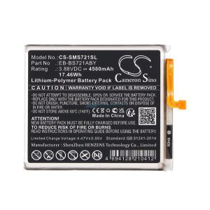 CAMERON SINO Li-Polymer akku (3.88V / 4500mAh, Samsung EB-BS721ABY kompatibilis) FEKETE Samsung Galaxy S24 FE (SM-S721)