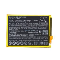   CAMERON SINO Li-Polymer akku (3.91V / 4850mAh, Motorola QA50 kompatibilis) FEKETE Motorola Moto G24 (XT2423), Moto G24 Power (XT2425)