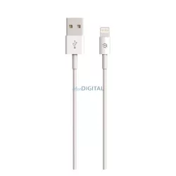   DEVIA adatkábel (USB - lightning, 10W, gyorstöltő, 100cm) FEHÉR