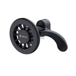 DEVIA autós tartó (szellőzőre, mágneses, 360°) FEKETE